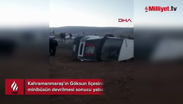 Kahramanmaraş'ta feci kaza! İşçi servisi devrildi: 2 ölü, 7 yaralı