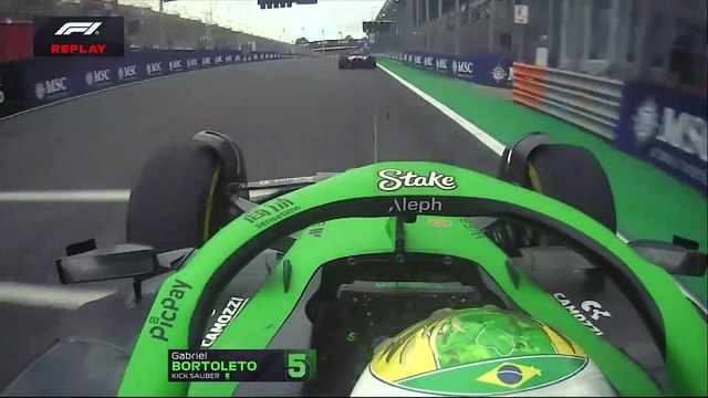 El impactante choque de Gabriel Bortoleto en la carrera sprint de Brasil