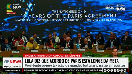 Lula diz que Acordo de Paris está longe da meta; João Belucci avalia