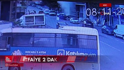 Kocaeli'de 6 kişiye mezar olan tesisteki yangının ilk anları