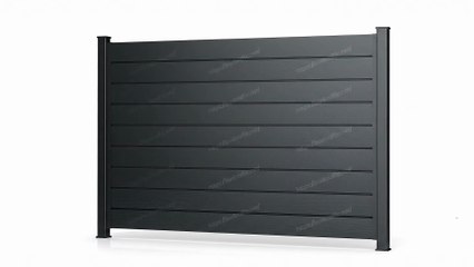 Паркан «Горизонт» 360° — сучасний металевий стиль | Budtraffic