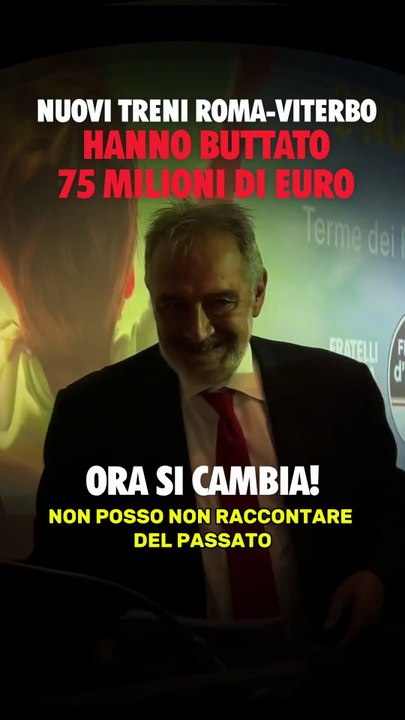 Rocca - Non si può giocare con la memoria corta. Anche sui treni della Roma-Viterbo si cambia! (08.11.25)