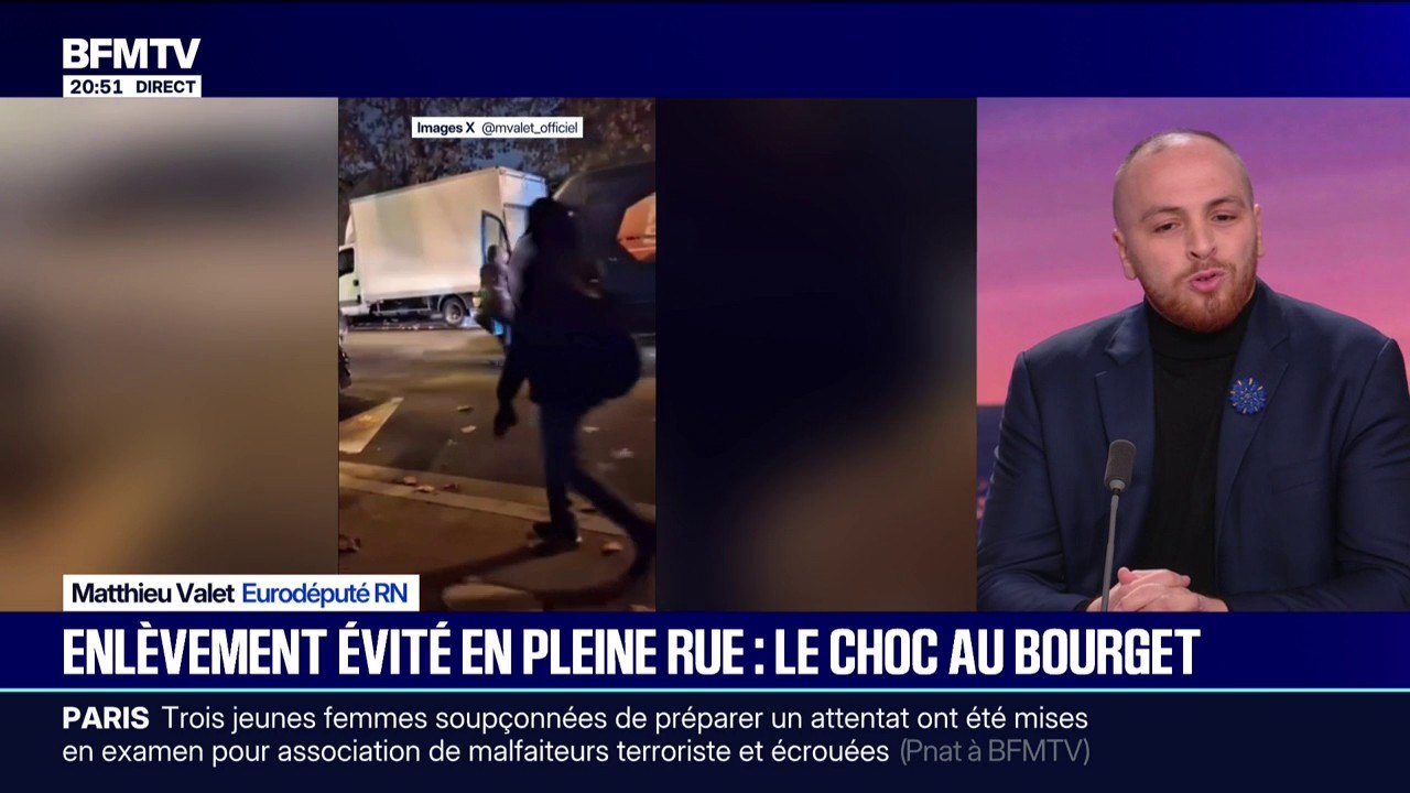 Tentative d'enlèvement au Bourget: "C'est une affaire sordide", déclare Matthieu Valet, député européen RN