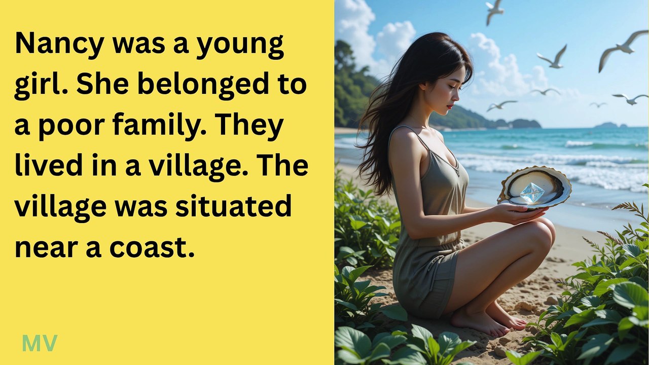 Poor Girl finds Gem│Oyster Gem│Moral story│Story to Learn English│Tale for English Listening & Reading│ Learn and Practice English through English Stories│Listening Practice│Improve your English│ English Stories for Vocabulary│Goodspeaking│ English langua