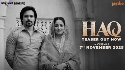 HAQ | Official Trailer | Imran Hasmi | Yami Gautam | Junglee Picture