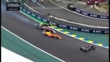 F4 Brazilian 2025 Interlagos Race Big Crash Flip