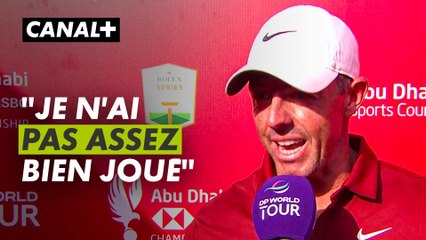 Rory McIlroy pas totalement satisfait de sa performance à Abu Dhabi