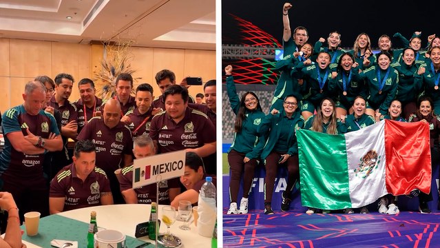 Selección Mexicana disfruta del triunfo de la femenil Sub-17 tras obtener el tercer lugar desde Qatar