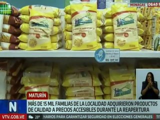 Monagas | Más de 15 mil familias son favorecidas con la Red de Abastecimiento