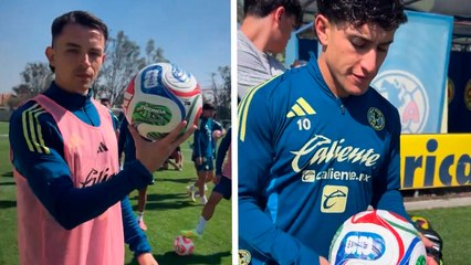 Mundial 2026: Jugadores del América reciben a Trionda y estas son sus primeras impresiones del balón