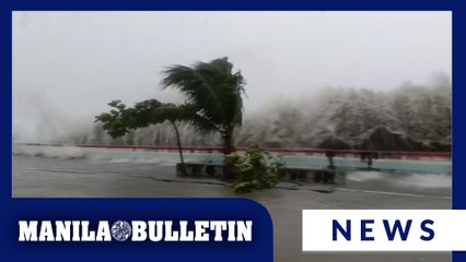 'Uwan' brings strong winds, storm surge to Virac, Catanduanes