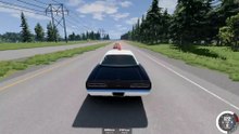 1970 Plymouth Road Runner police chase (BeamNG Drive)