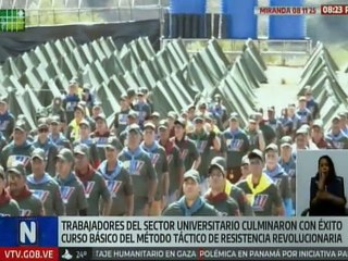 Miranda | Trabajadores del sector universitario participaron en el curso básico de método táctico