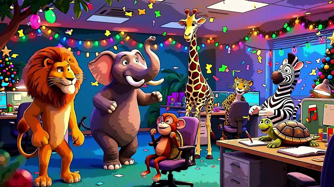The Office Safari Song 🐘 | Wild Animal Adventure for Kids!