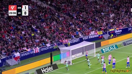 Highlights Atletico Madrid vs Levante