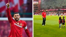Alexis Vega no abandona a Toluca y se hace presente en el Nemesio Diez previo al encuentro con América pese a lesión