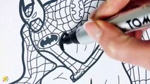 Spider-Bat Coloring Page - The Evolution of Spider-Man Coloring Pages - Coloring Pages