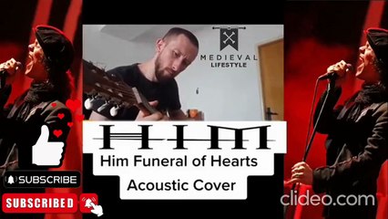 Funeral of Hearts - HIM Guitar Cover + Tab II-II Alvaro Spanish Classic Nylon Guitar #him #himcover