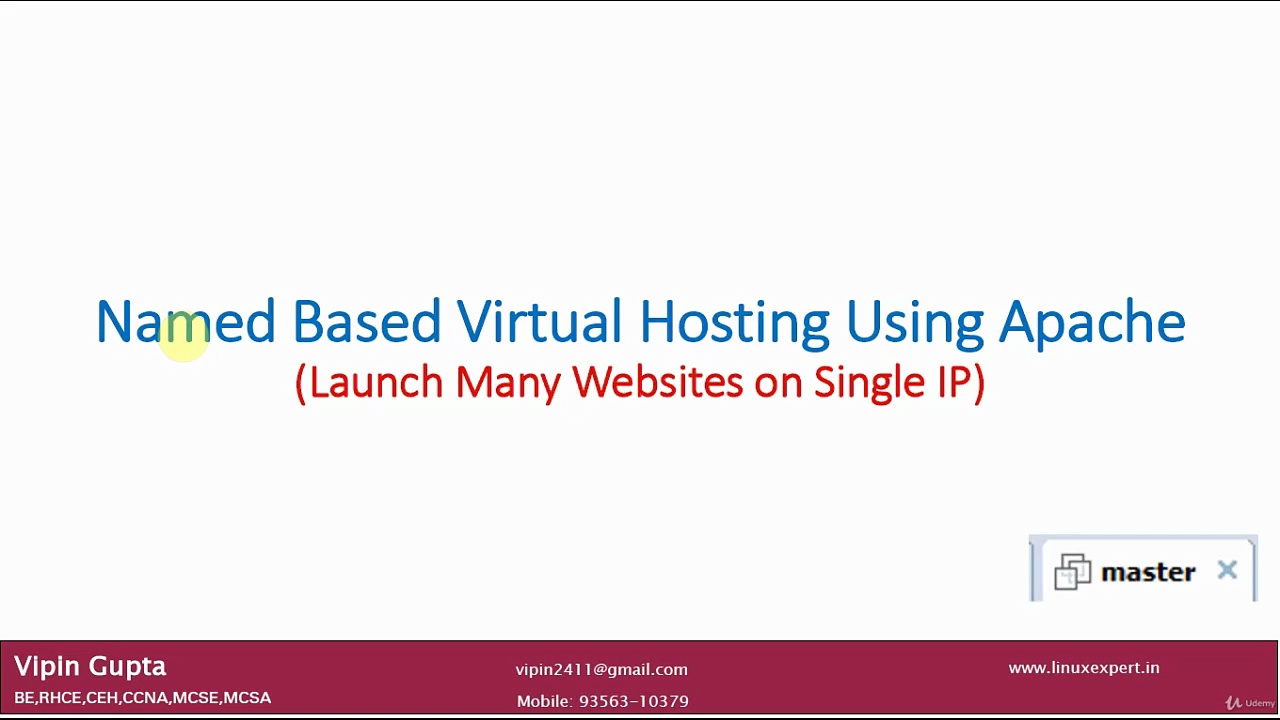 Named Based Virtual Hosting | Apache Web Server