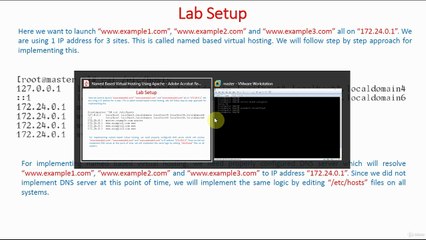 Make Changes in Hosts File - Demo | Named Based Virtual Hosting | Apache Web Server