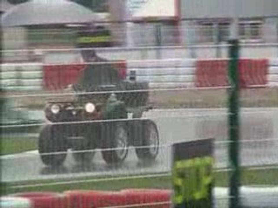 24h karting pluie safety car