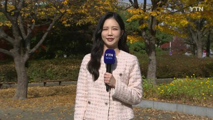 [날씨] '단풍 절정' 휴일, 날씨도 화창...내일 '반짝 추위' / YTN