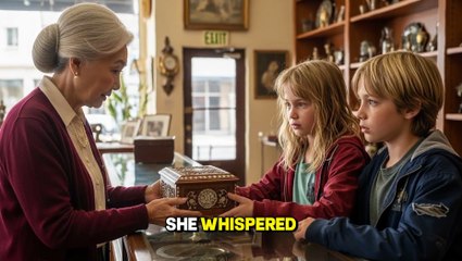 Homeless twins sell music box to billionaire- he opens it and tears fall.