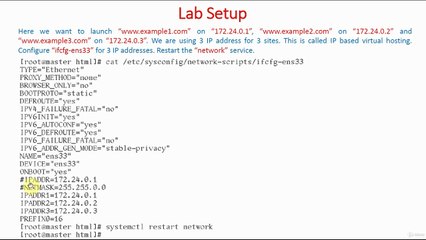 Add Additional IP Addresses | IP Based Virtual Hosting | Apache Web Server