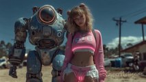 Neon pulse - Space Babes and Robots _ sci-fi _ AI video