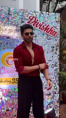 gurmeet choudhary poses for the cams at his daughter’s birthday party.