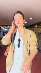 shanaya kapoor seen heading out of mumbai airport.