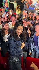 shraddha kapoor with her fans at a trailer launch event