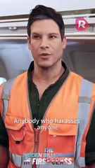 Harassing a flight attendant on my flight? You're fired! | The Hidden Billionaire in First Class