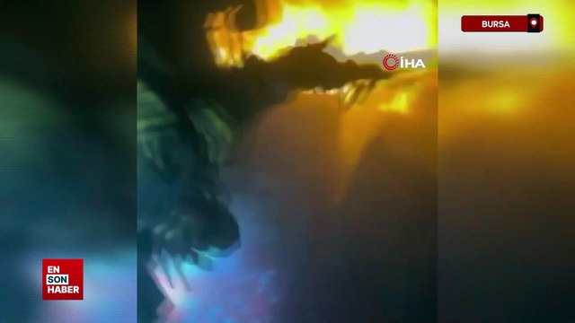 Bursa'da kuruyemiş fabrikasında korkutan yangın 16 itfaiye aracı seferber oldu