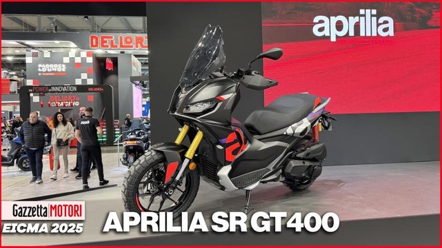 Aprilia SR GT 400: lo scooter adventure visto da vicino
