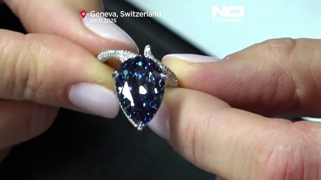 Le rare diamant « Mellon Blue » devrait atteindre jusqu'à 30 millions de dollars aux enchères