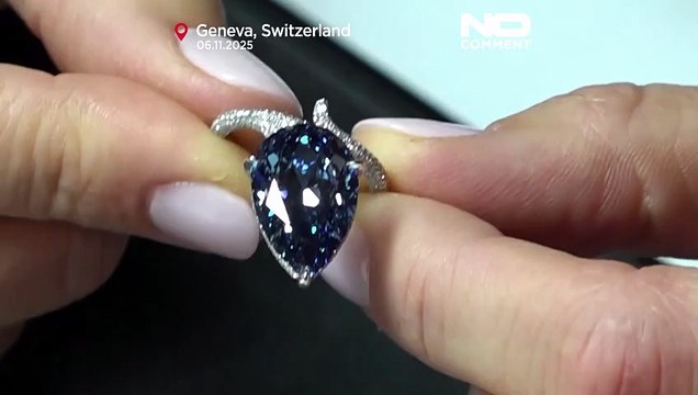 Diamante raro 'Mellon Blue' pode alcançar até 30 milhões de dólares em leilão