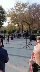 İsmail Saymaz 10 Kasım’da camilerde Atatürk için mevlüt okutulacak olmasını protesto eden Özgür-Der eylemine 20-30 kişi katıldı. Üstelik burası Fatih