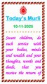 🇲🇰 Today’s Murli 10 November 2025 English| Today Murli in Male Voice BRAHMA KUMARIS Murli in English