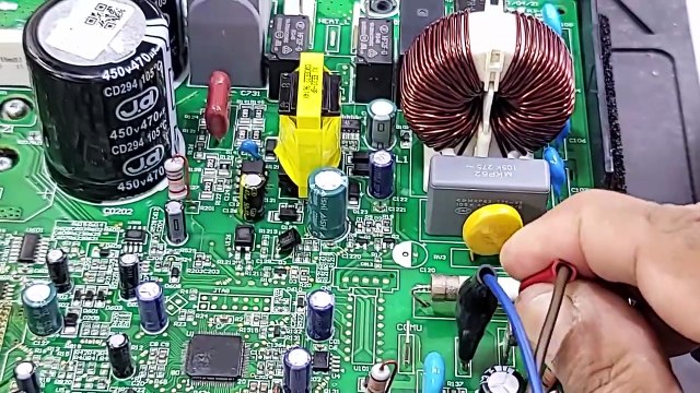 Gree Dc inverter ac E6 error code outdoor pcb Dc inverter ac pcb training center Babar Electronics #576