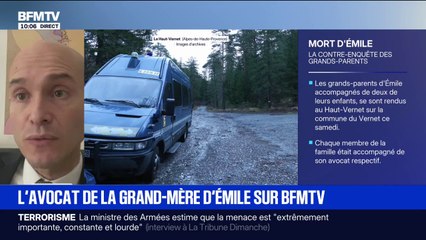 Mort d'Émile: "Nous estimons que certains points mériteraient davantage d'investigations", affirme Me Julien Pinelli, avocat de la grand-mère d'Émile