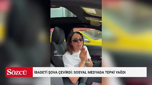 İbadeti şova çevirdi: Sosyal medyada tepki yağdı
