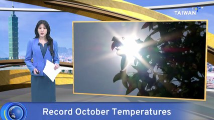 Taiwan Average October Temperature Breaks Records