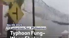 Typhoon Fung-Wong Shakes Camaligan Bridge