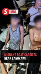 Boat carrying nearly 100 undocumented migrants capsizes near Langkawi