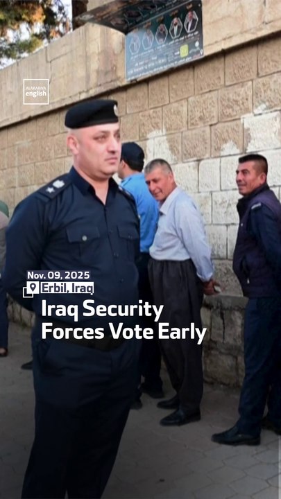 Iraq Security Forces Vote Early
