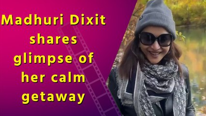 Madhuri Dixit shares stunning photos from her winter vacation amid lush green views