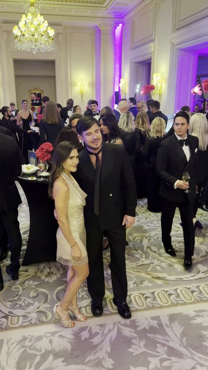 Vidéos - Joyce Jonathan, Vincent Niclo - Les célébrités au Global Gift Gala Paris à l'hôtel Four Seasons George V, France, le 8 novembre 2025Eternity / Bestimage