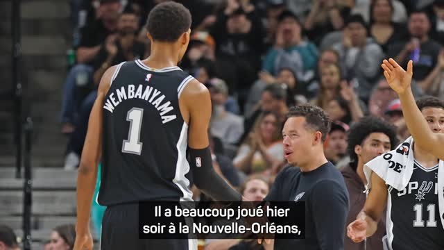 Spurs - Johnson sur Wembanyama : Victor a fait du très bon travail