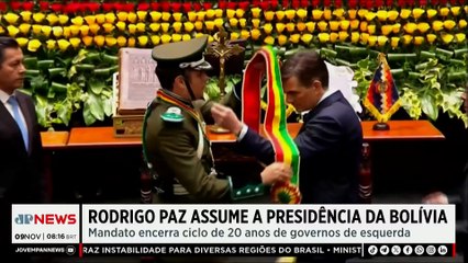 Bolívia: Rodrigo Paz assume a Presidência interina; analistas comentam